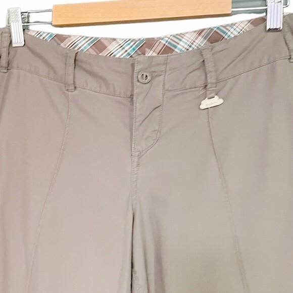 B by Burton Y2K Wide Leg Pants Cocoa Brown Outdoor Hiking Camping Women’s Size 8 - Picture 3 of 12